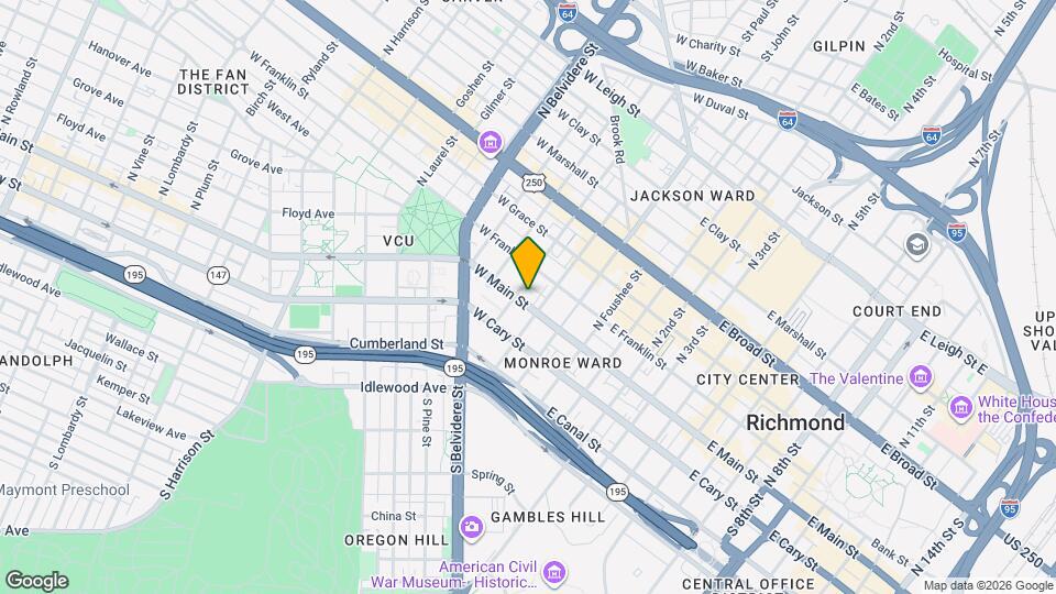 212 W Main St Map and Location Details