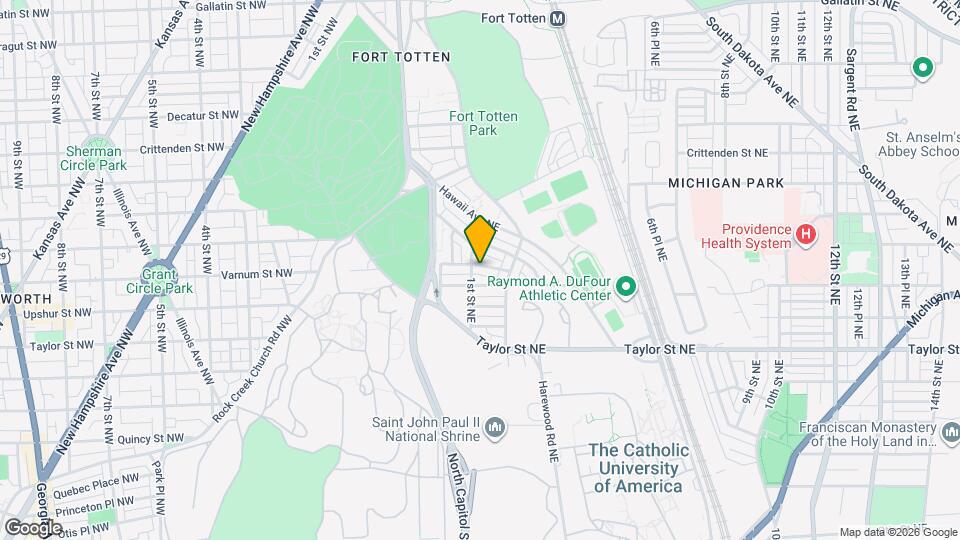 107 Victor St NE, Unit Apt 1 Map and Location Details