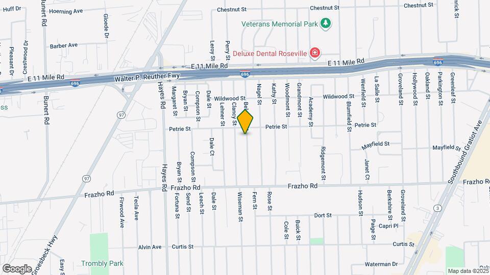 26411 Belanger St Map and Location Details