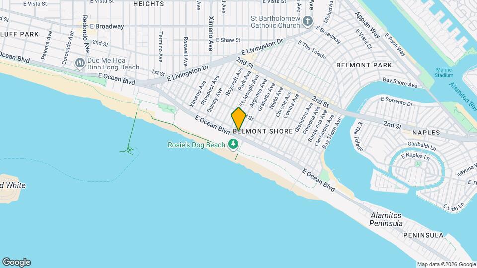 5003 E Ocean Blvd Mapa y Detalles de la Ubicación