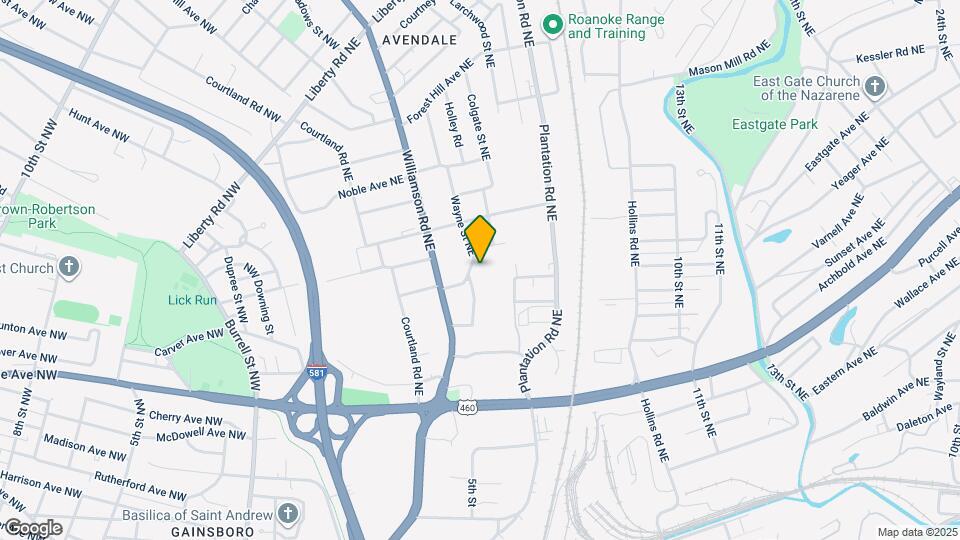 1607 Wayne St NE Map and Location Details