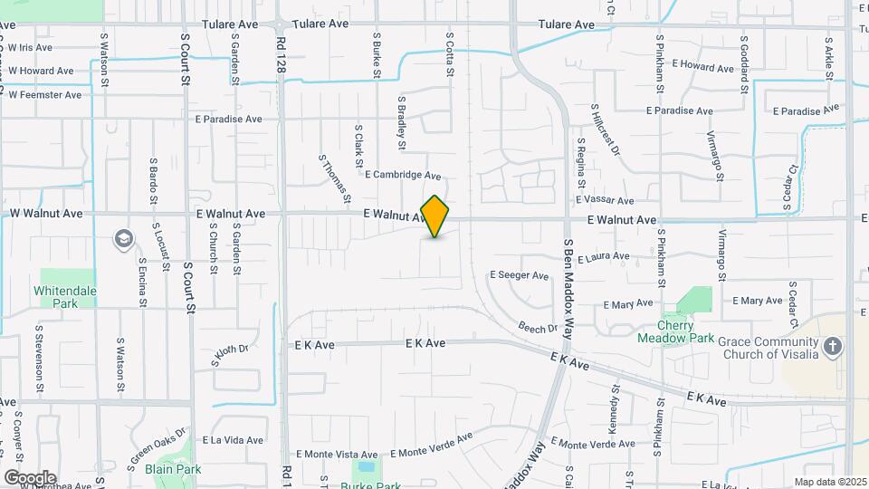 1129 E Harter Dr Map and Location Details