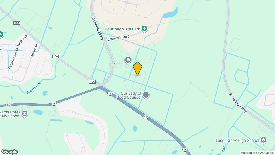 153 Silver Myrtle Ct Mapa y Detalles de la Ubicación