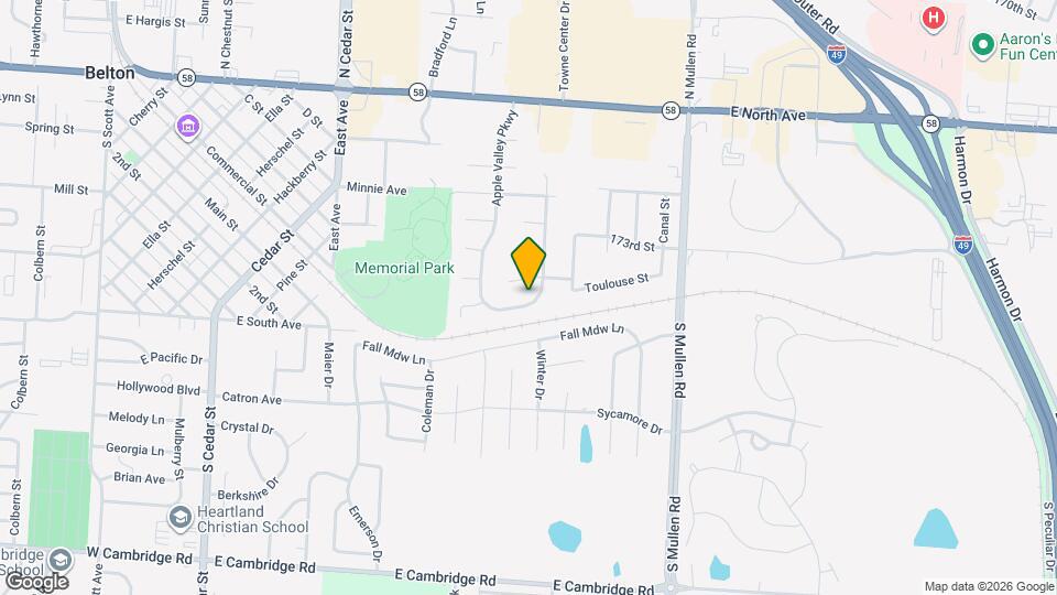 910 Applewood Ln Map and Location Details