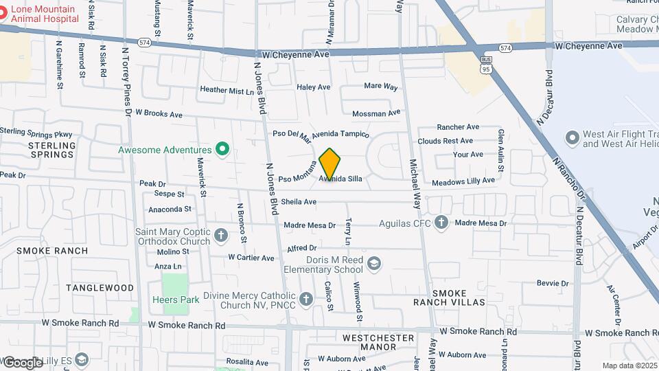 5709 Avenida Silla Map and Location Details