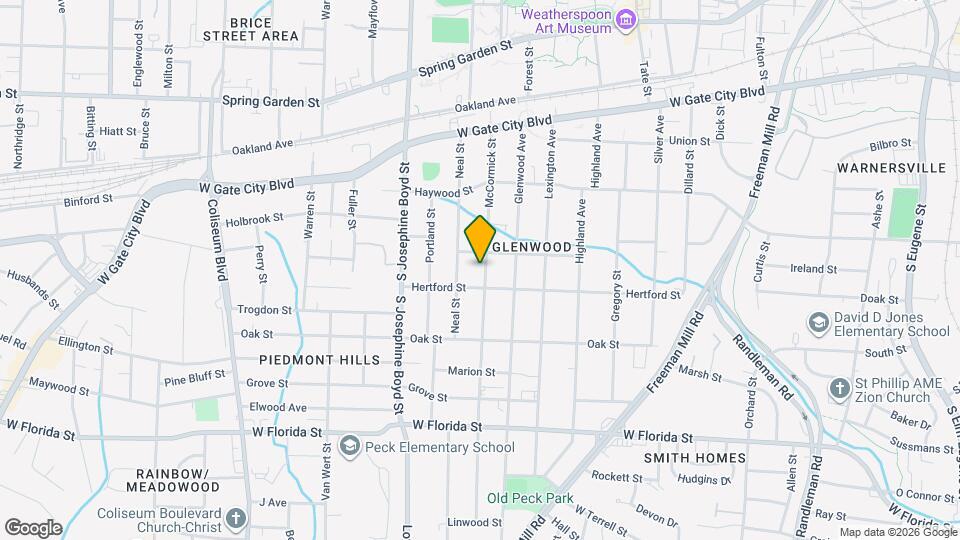 1008 McCormick St Map and Location Details