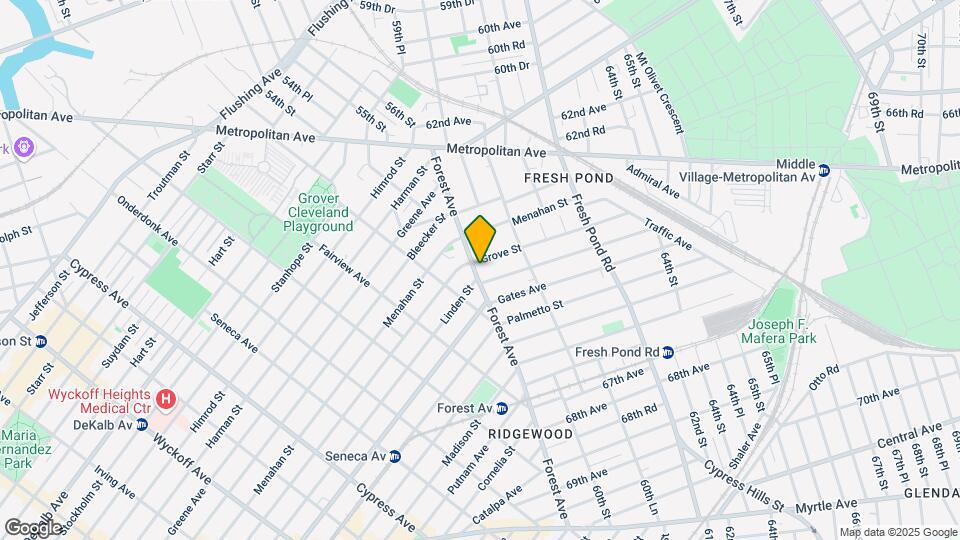 Ridgewood Best Deal 3BR Shared Yrd Map and Location Details
