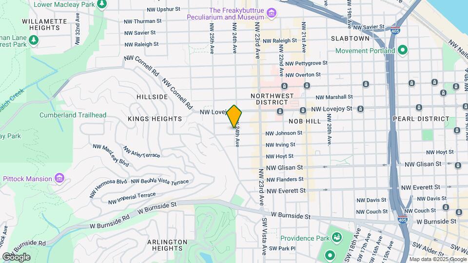 2405 NW Johnson St Map and Location Details