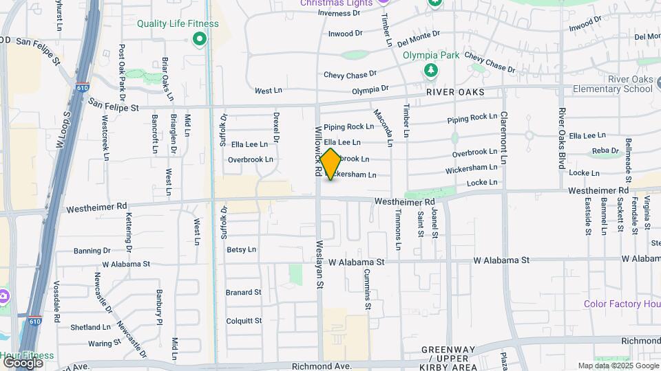 2511 Willowick Rd Map and Location Details