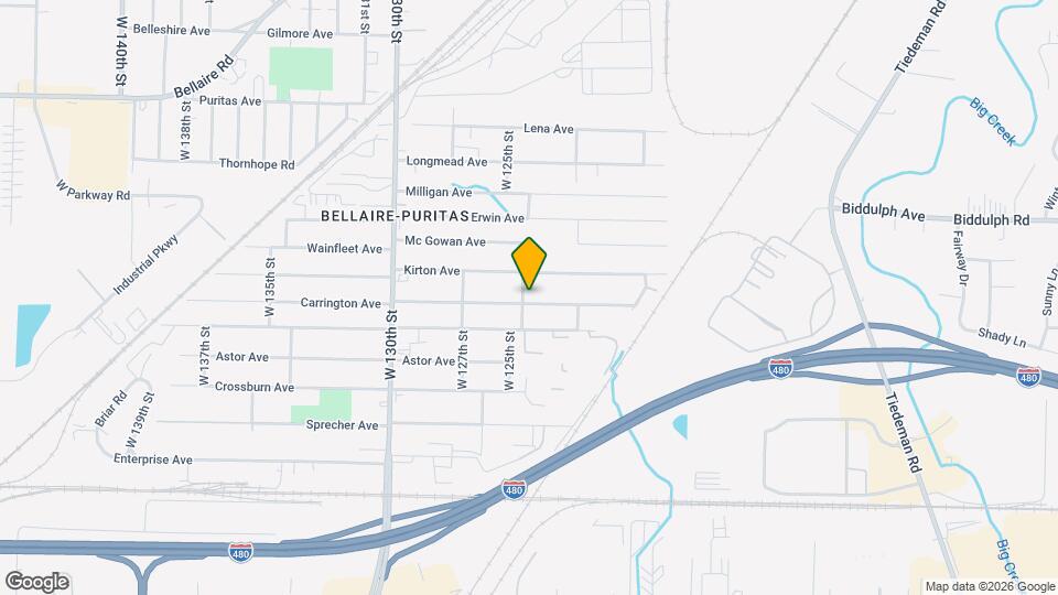 12312 Carrington Ave Map and Location Details