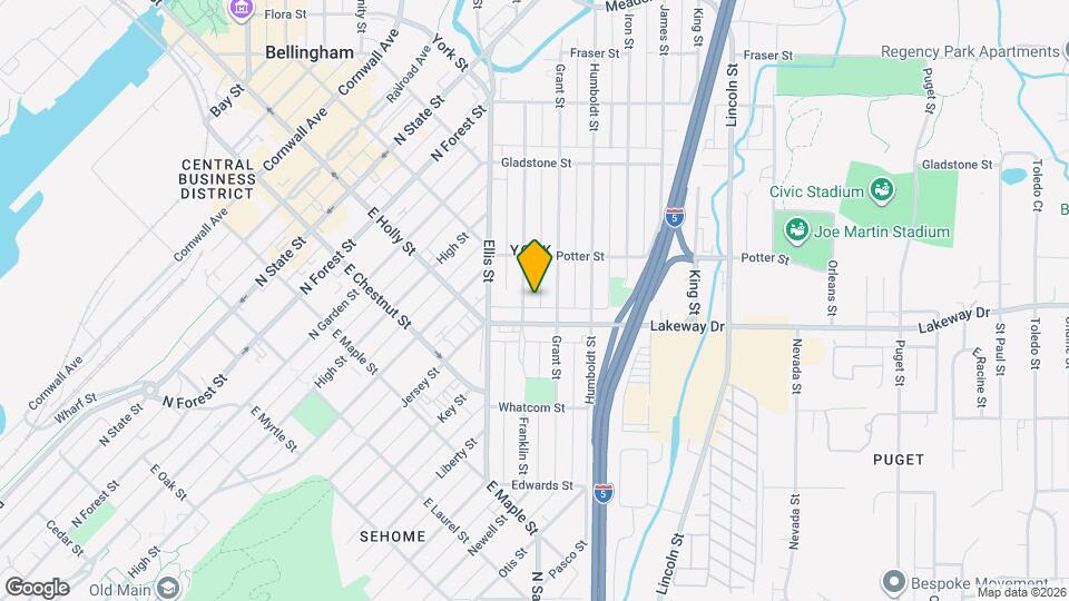 1312 Franklin St Map and Location Details