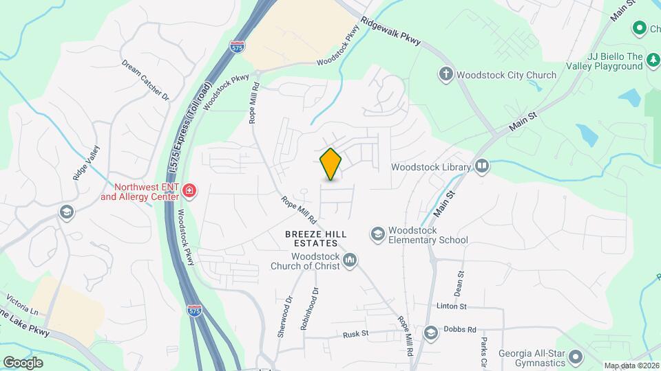 505 Towne Ridge Way Map and Location Details