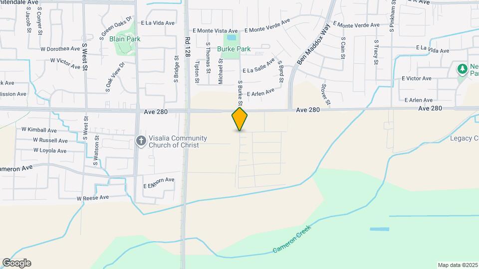 3804-3808 S Burke St Map and Location Details