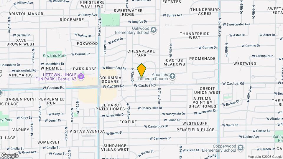 12303 N 72nd Ave Map and Location Details