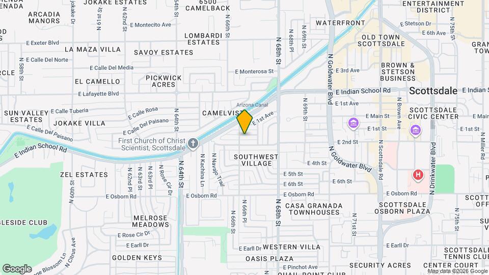 6611 E 1st St Map and Location Details
