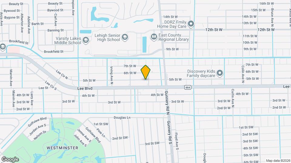 4503 5th St W Map and Location Details