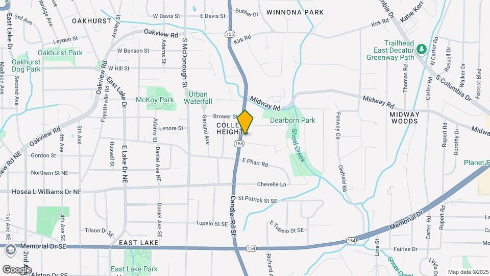 1038 S Candler St Map and Location Details