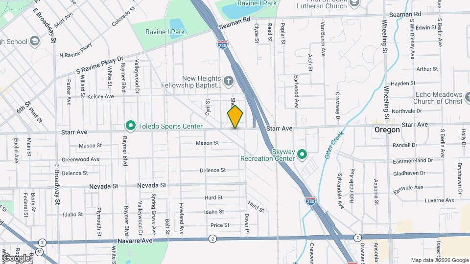 2074 Starr Ave Map and Location Details