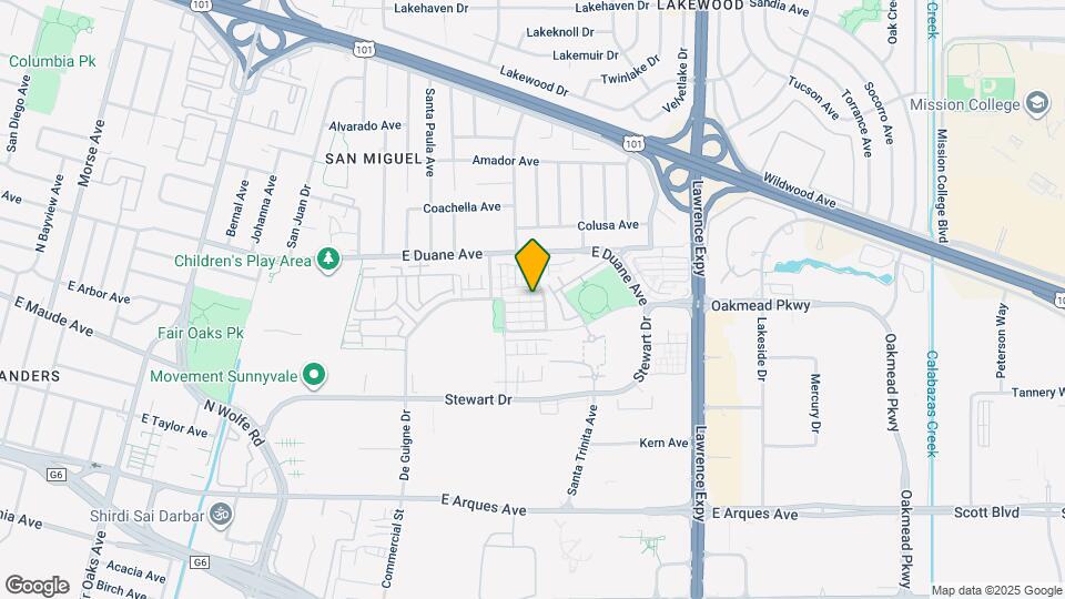 953 Glen Valley Terrace Map and Location Details