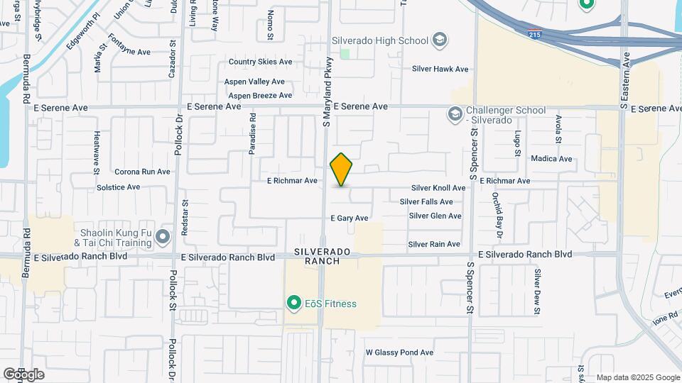 1259 Silver Knoll Ave Map and Location Details