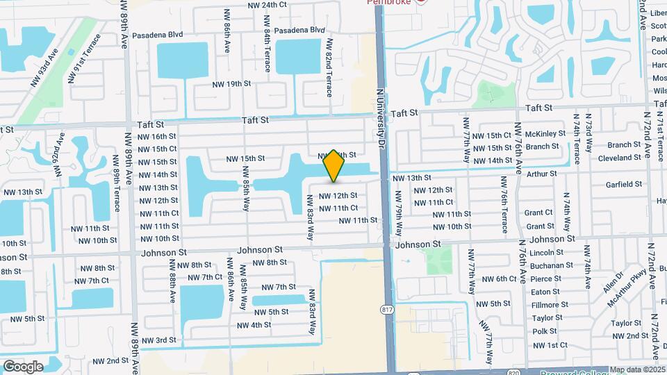 8230 NW 13th St Map and Location Details