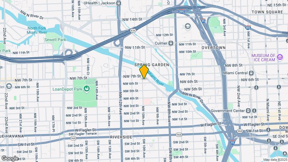 613 NW 10th Ave Map and Location Details