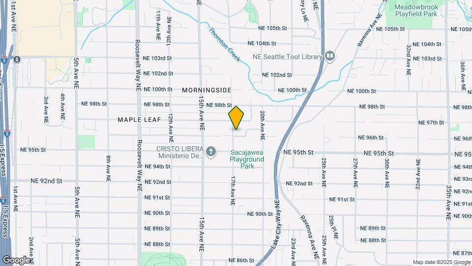 9600 17th Ave NE Map and Location Details