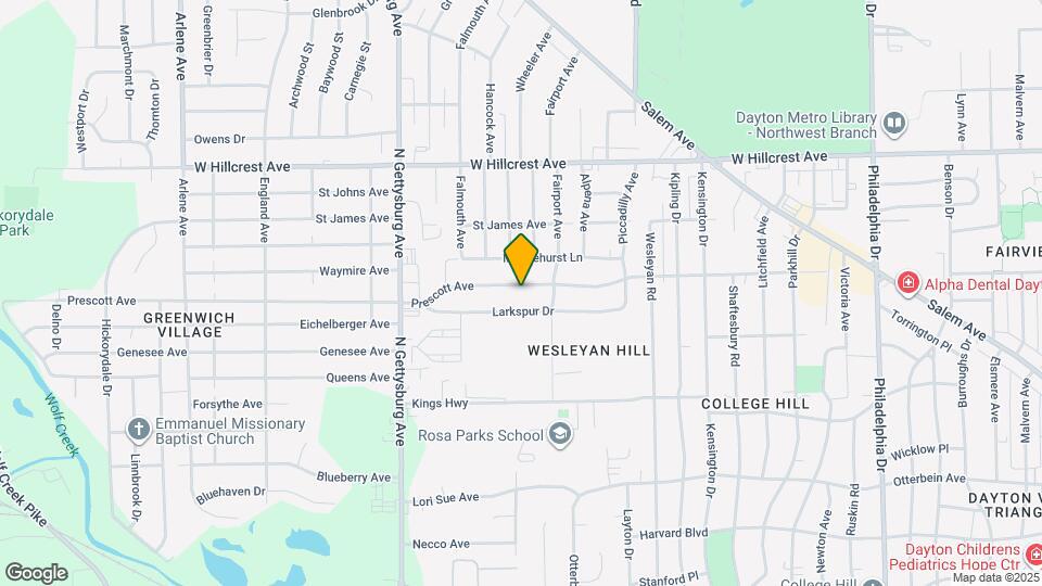 4024 Prescott Ave Map and Location Details