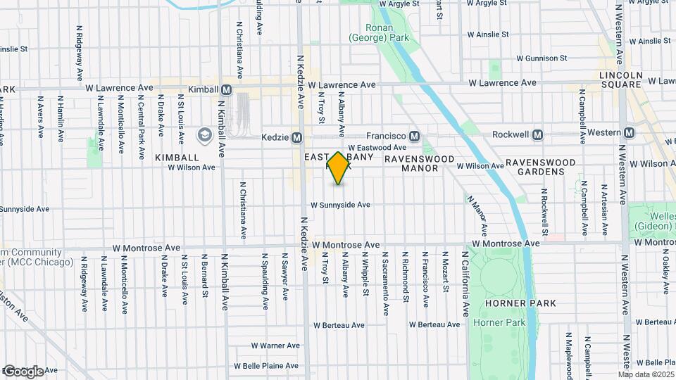 4520 N Albany Ave Map and Location Details