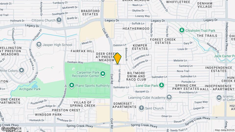 3908 Denham Way Map and Location Details