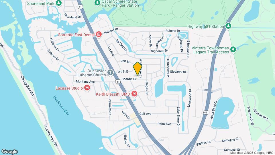 213 Chardin Dr Map and Location Details