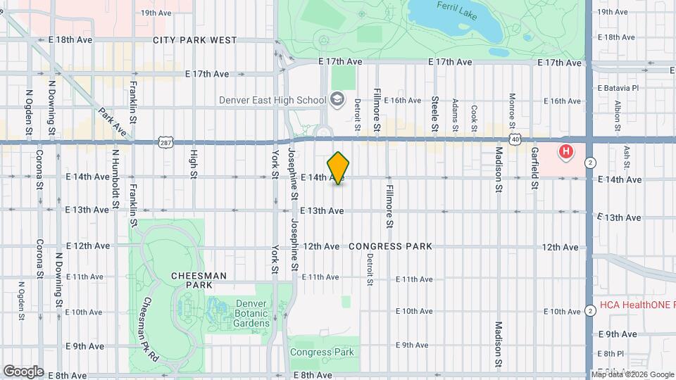 1352 elizabeth street Mapa y Detalles de la Ubicación