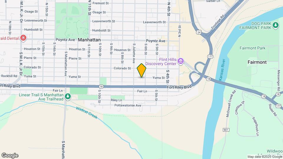 611 Yuma St Map and Location Details