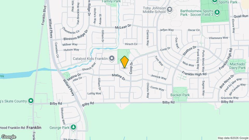 5501 Claudied Way Map and Location Details
