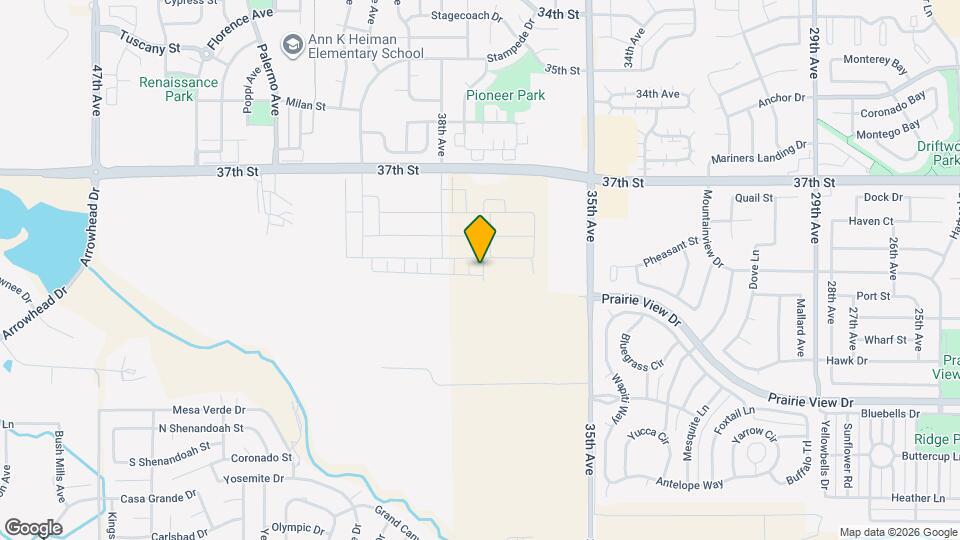 3917 Congaree Wy Map and Location Details