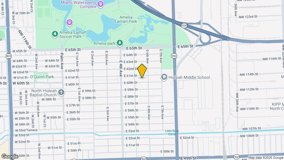 551 E 60th St Map and Location Details