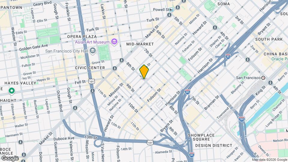 190 8th St Map and Location Details