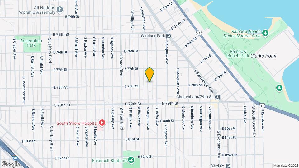 7755 S Kingston Ave Mapa y Detalles de la Ubicación