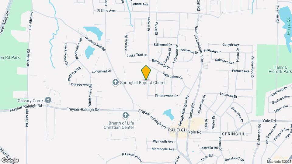 3689 Kerwin Dr Map and Location Details