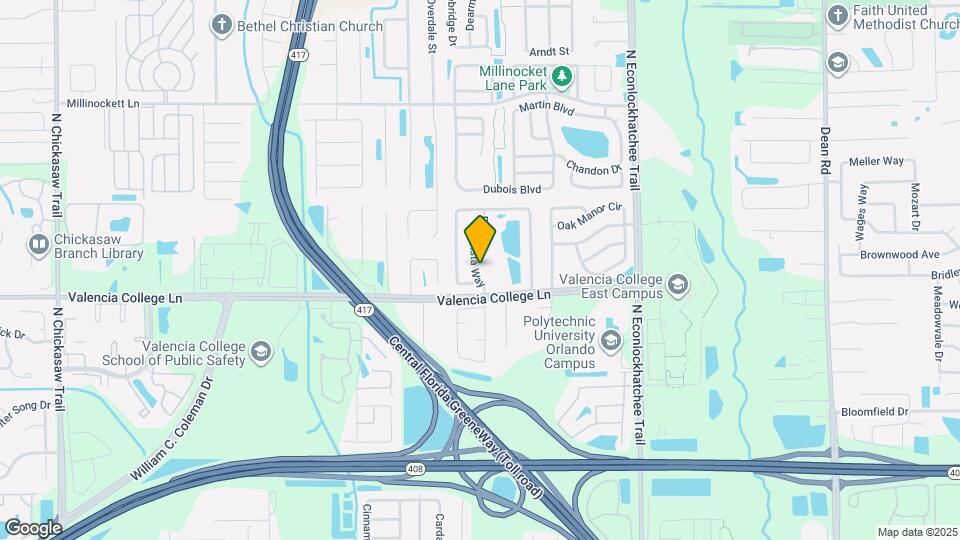 829 Bella Vista Way Map and Location Details