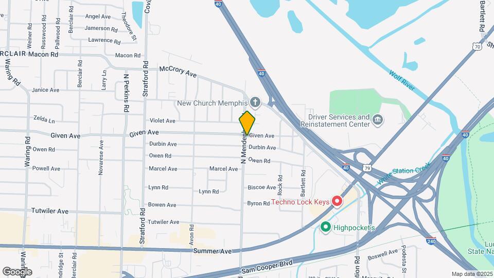 4895 Given Ave Map and Location Details