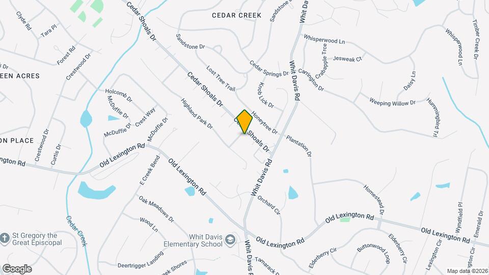 107 Redstone Dr Map and Location Details