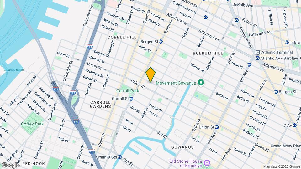 404 Sackett St Map and Location Details