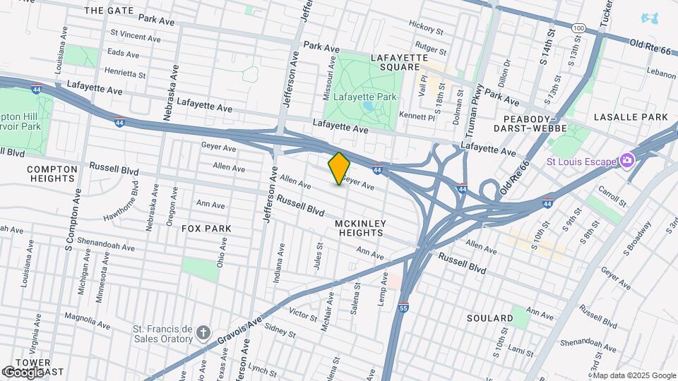 2115 Allen Ave Map and Location Details