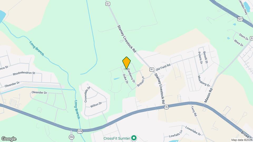 1820 Canberra Dr Map and Location Details