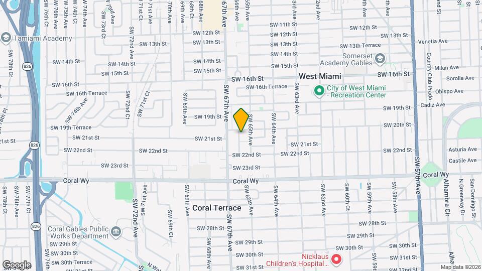 2031 SW 66th Ave Map and Location Details