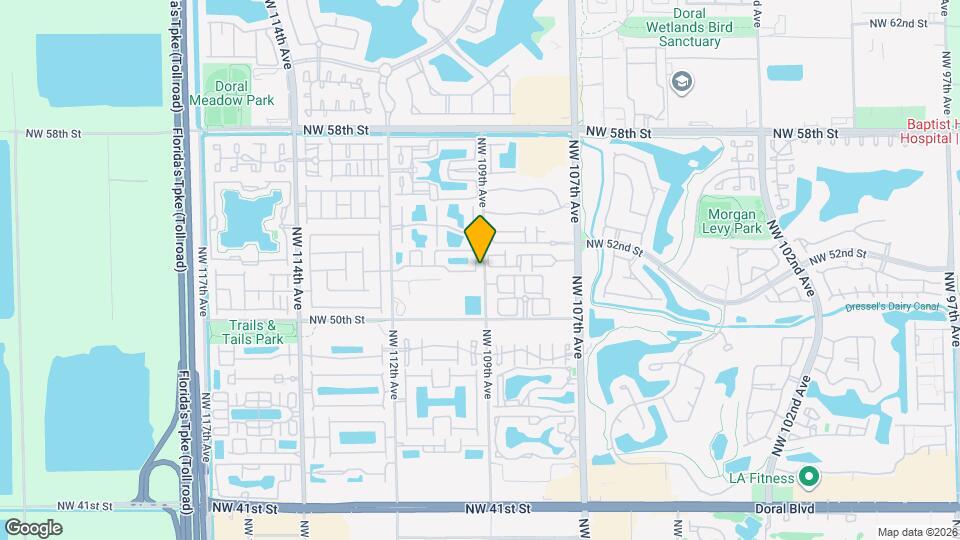 5200 NW 109th Ave Map and Location Details