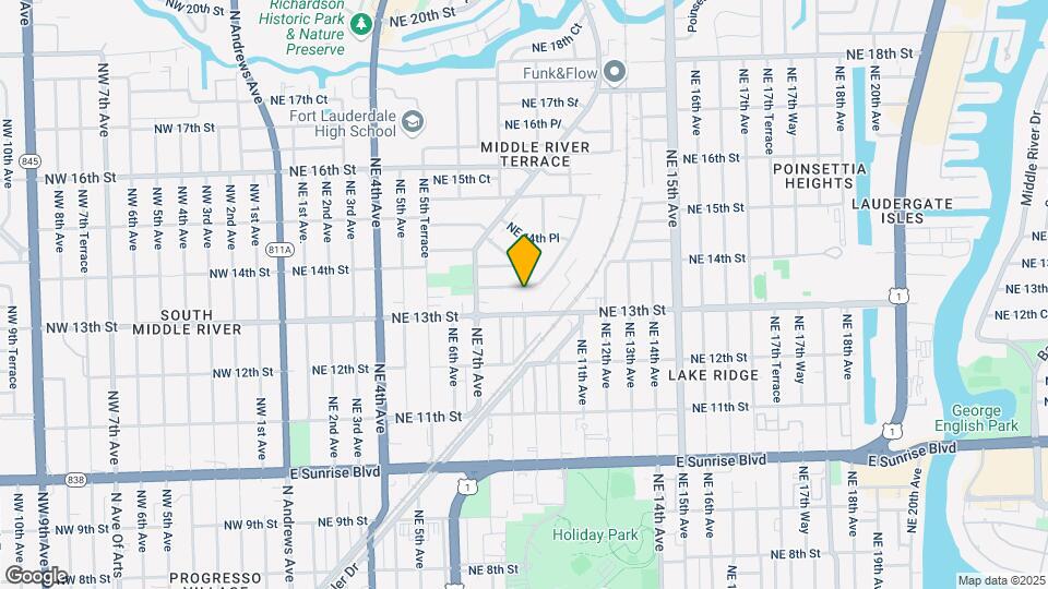 758 NE 13th Ct Map and Location Details
