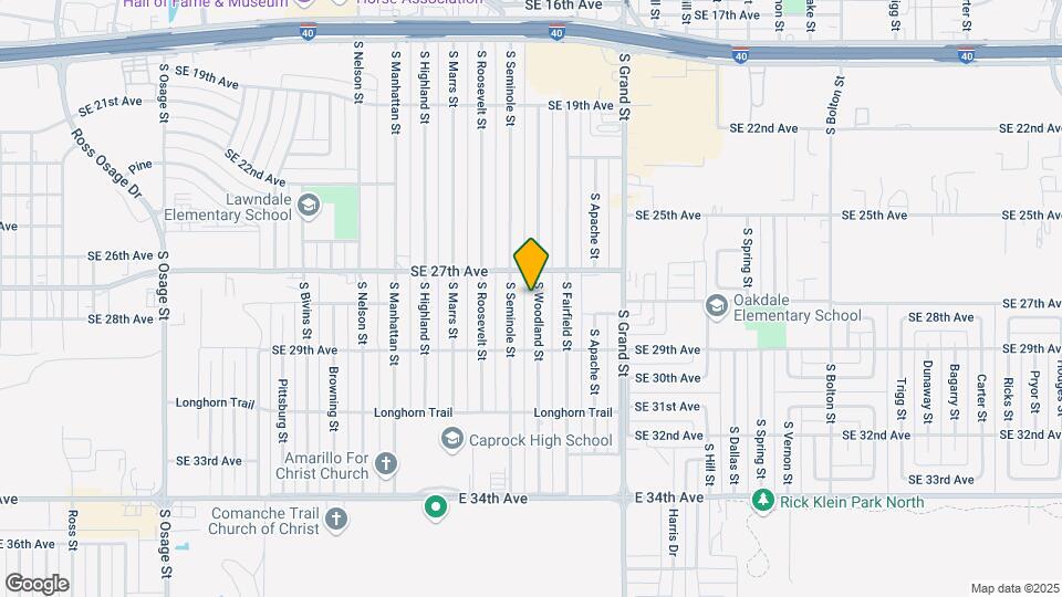 2708 S Woodland St Map and Location Details