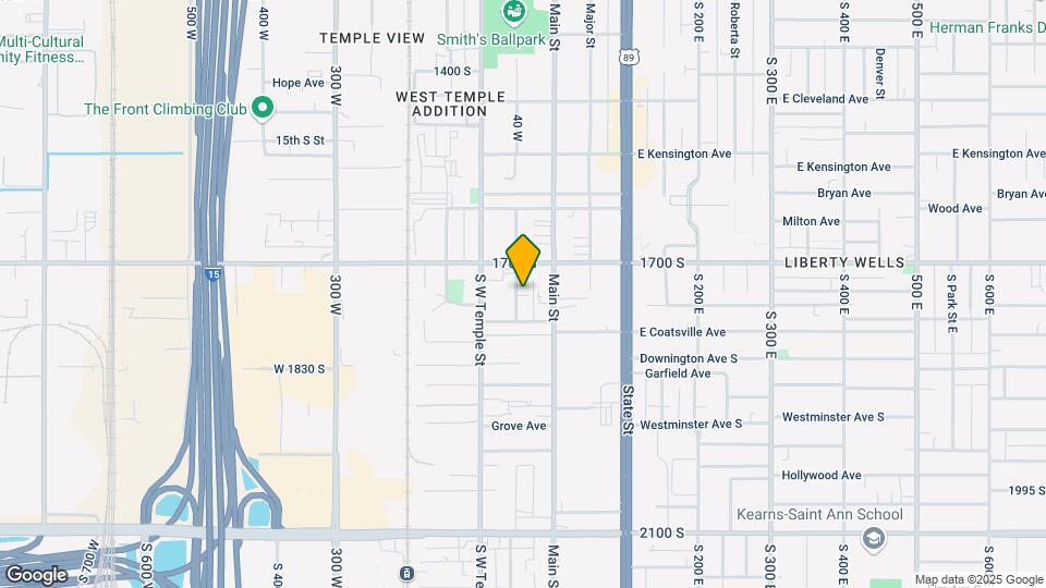 1733 S Richards St Map and Location Details